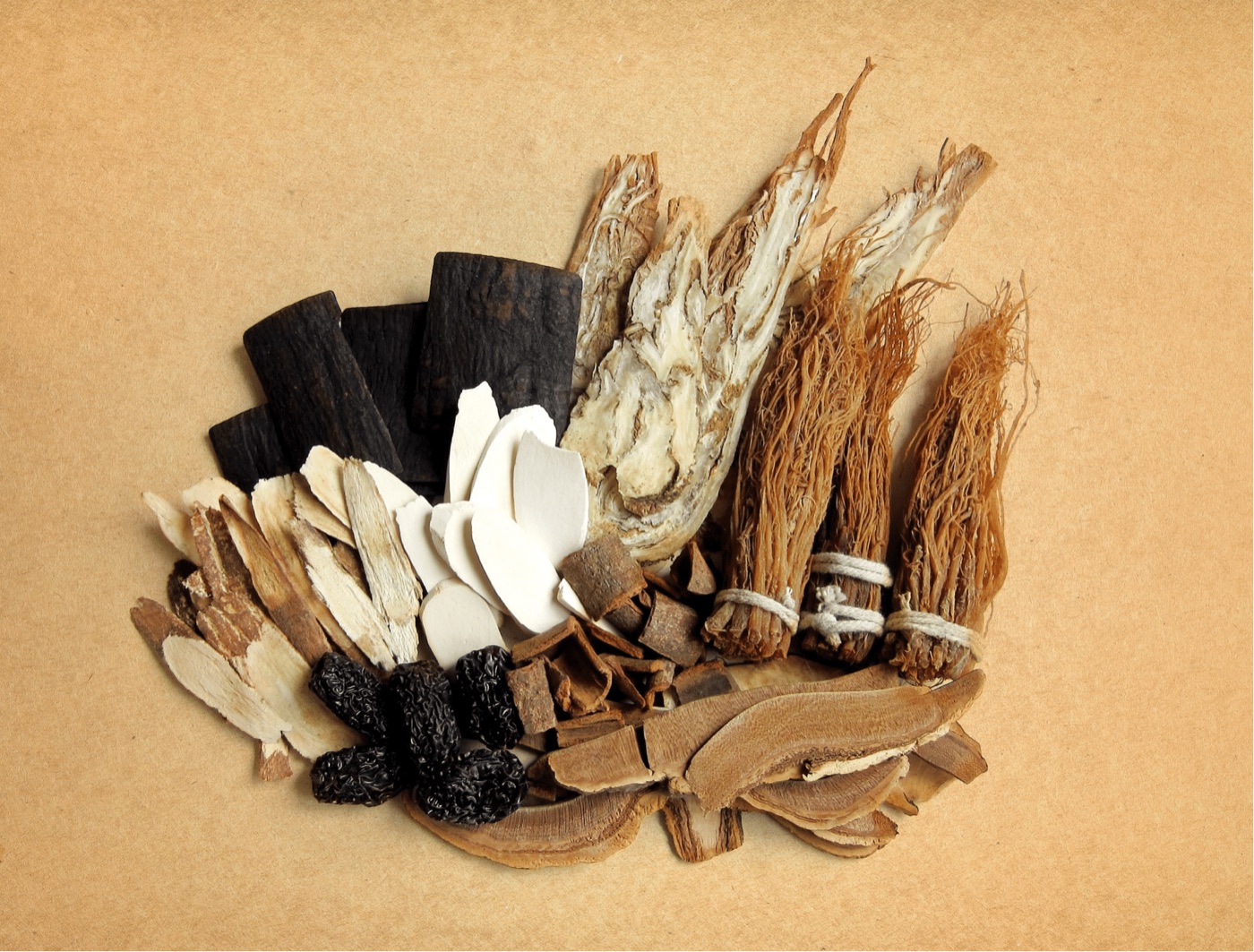 Plantes, racines et écorces de la pharmacopée chinoise